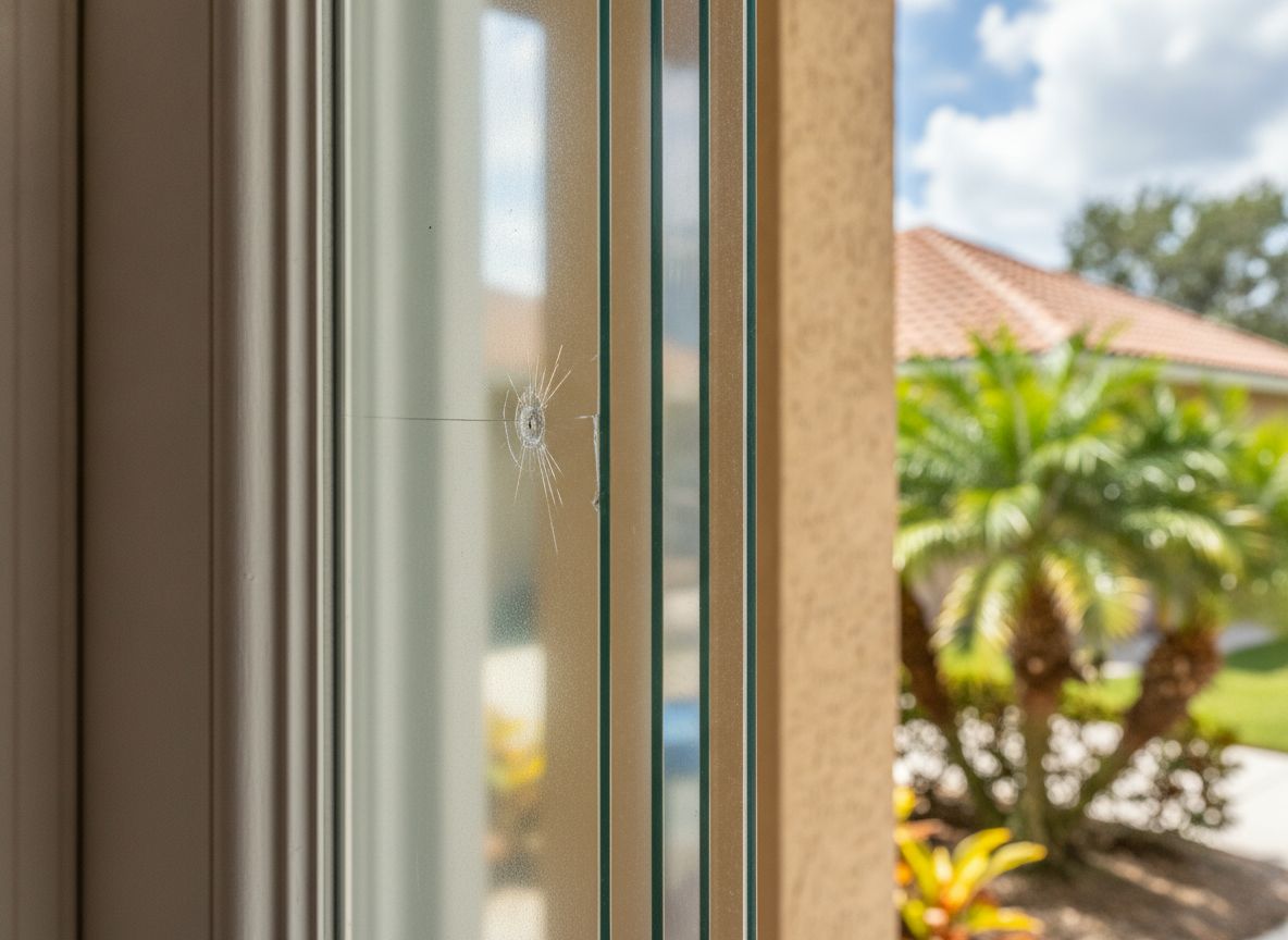 Door impact-glass lite detail