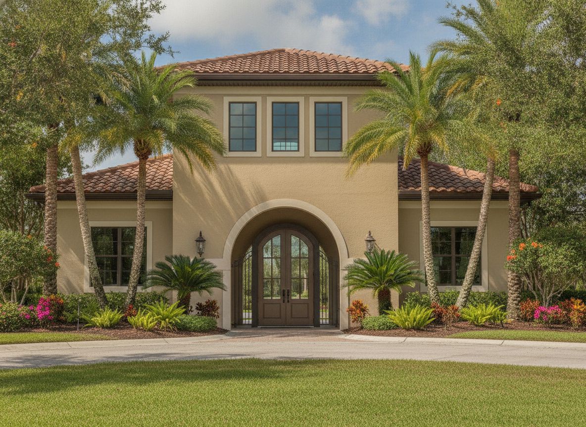 Gated community entrance building